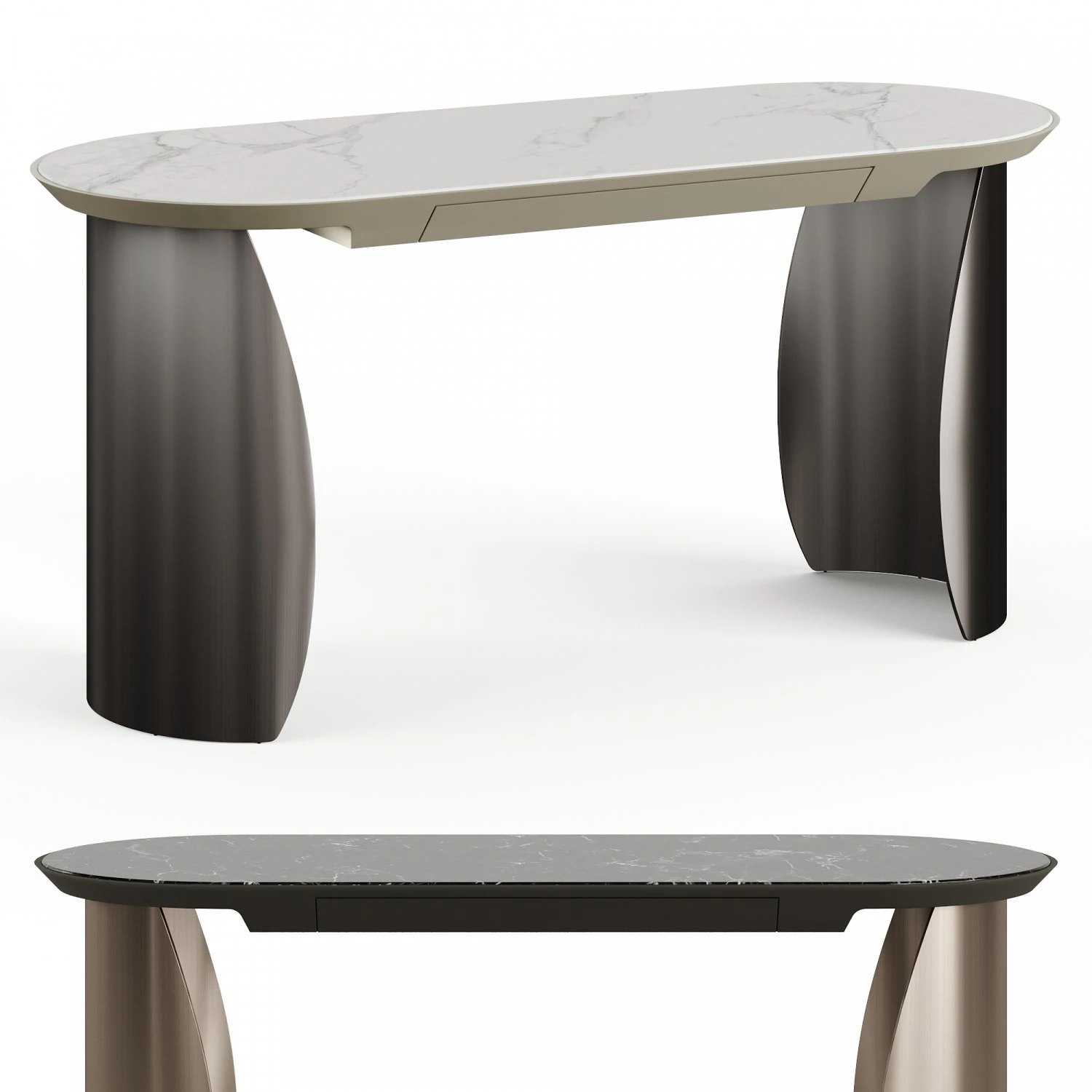 Reflex Angelo Petalo Scrivania Console By Tulczinsky 3D Model .c4d .max .obj .3ds .fbx .stl .blend 