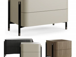 Laskasas Rosie Bedside Table 3D Model