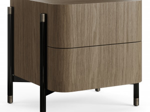 Laskasas Rosie Bedside Table 3D Model