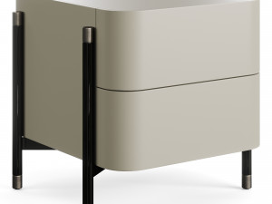 Laskasas Rosie Bedside Table 3D Model