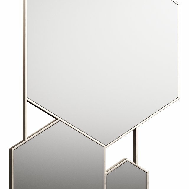 Eichholtz Hexa Mirror Modelo 3D .c4d .max .obj .3ds .fbx .stl .blend 