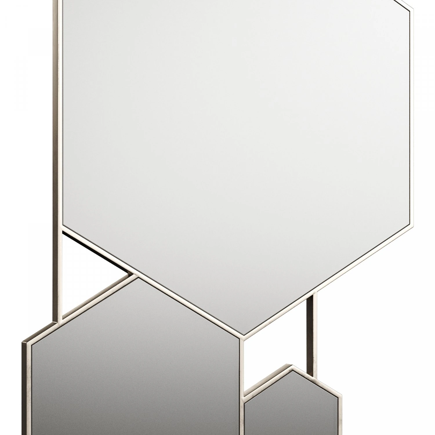 Eichholtz Hexa Mirror 3D Model .c4d .max .obj .3ds .fbx .stl .blend 