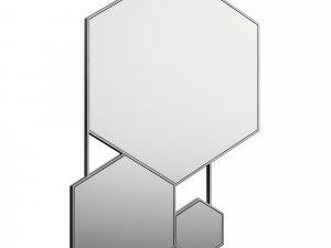 Eichholtz Hexa Mirror Modelo 3D