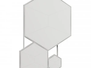 Eichholtz Hexa Mirror 3D Model