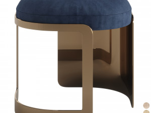 Fendi Bent Ottoman 3D Model