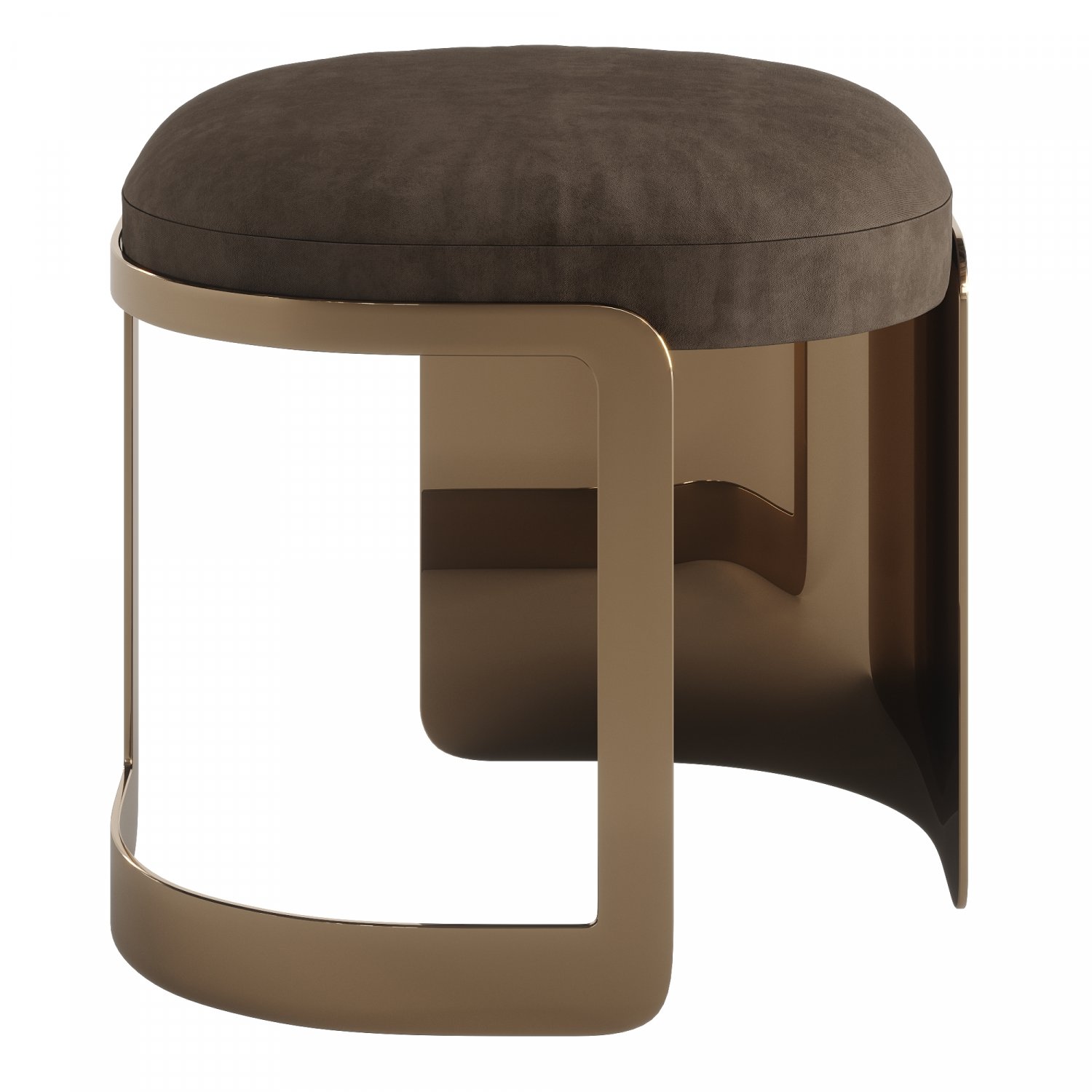 Fendi Bent Ottoman 3D Model in Chair 3DExport