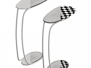 Attelan Italia Yago Side Table 3D Model