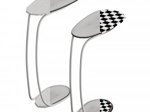 Attelan Italia Yago Side Table 3D Model