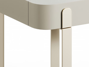 LuxLucia Casa Edge Bedside Table Lacquer 3D Model