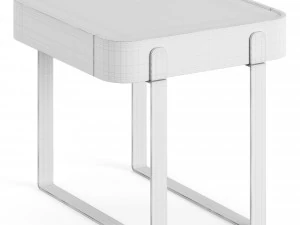 LuxLucia Casa Edge Bedside Table Lacquer 3D Model