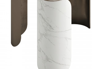 Luxlucia Casa Line Marble Side Table 3D 模型