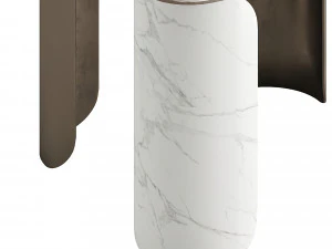 Luxlucia Casa Line Marble Side Table 3D Model