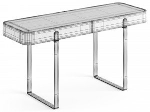 LuxLucia Casa Edge Console 20221 Lacquer 3D Модель