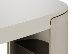Luxlucia Casa Edge Dressing Table Modello 3D