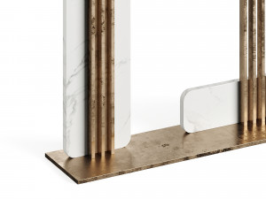 Light Luxury Porch Lite Console Table 3D मॉडल