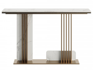 Light Luxury Porch Lite Console Table 3D मॉडल
