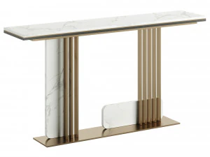 Light Luxury Porch 80 Console Table 3D Model