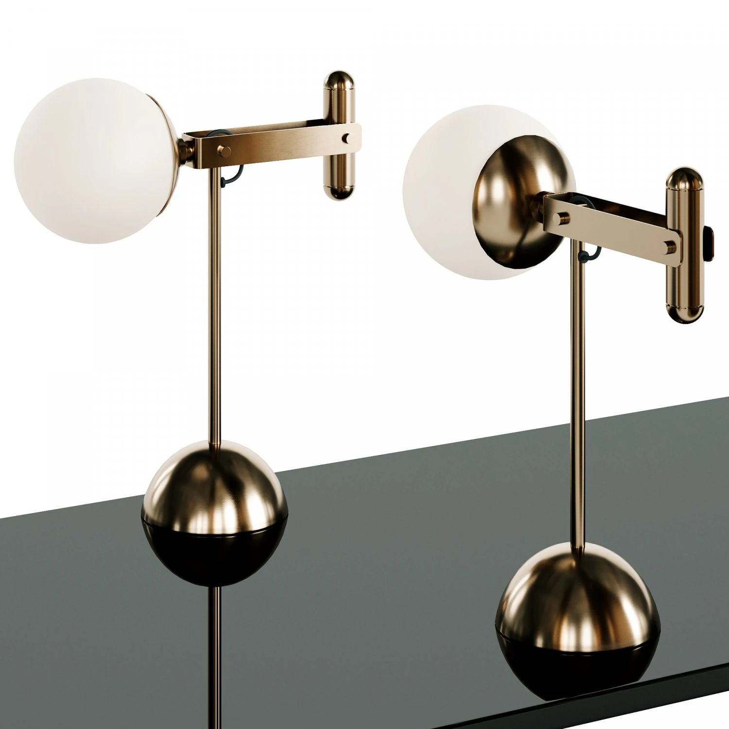 FENDI LUX TABLE LAMP 3D Model .c4d .max .obj .3ds .fbx .stl .blend 