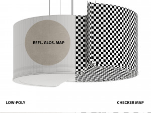 FENDI CASA HERON CHANDELIER 3D Модель