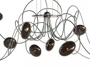 Cattelan Italia Oktopus Ceiling Lamp 3D Model