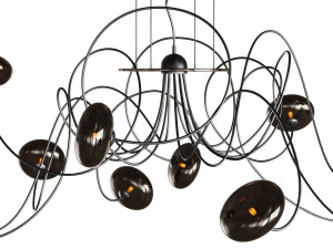 Cattelan Italia Oktopus Ceiling Lamp 3D Model