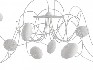 Cattelan Italia Oktopus Ceiling Lamp 3D 模型