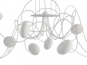 Cattelan Italia Oktopus Ceiling Lamp 3D Model