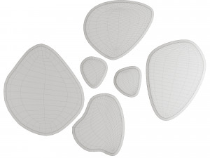 Cattelan Italia Hawaii Luxury Mirror 3D Model