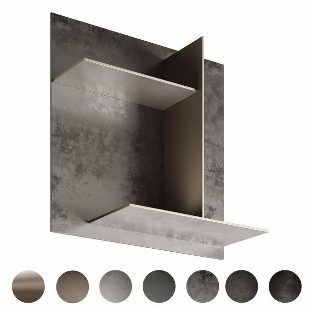 FRAME RIVET SIDE SHELF 3D Model .c4d .max .obj .3ds .fbx .stl .blend 