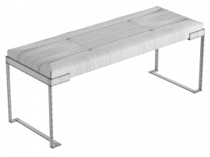 Fendi Aura Bench 3D मॉडल