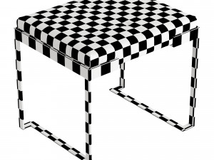 FENDI AURA OTTOMAN 3Dモデル