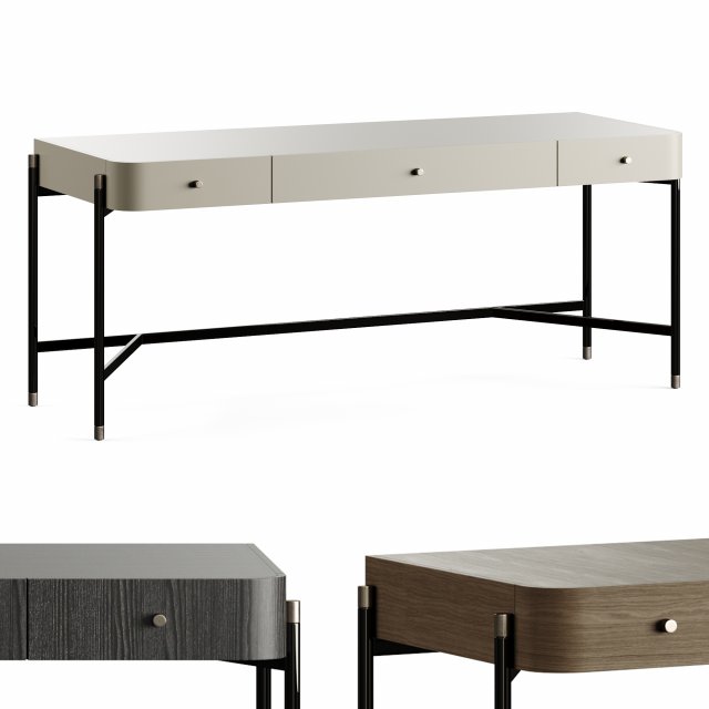 Laskasas Rosie Desk 3D 모델 .c4d .max .obj .3ds .fbx .stl .blend 