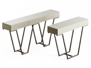 Laskasas Zurique Console Table Modèle 3D
