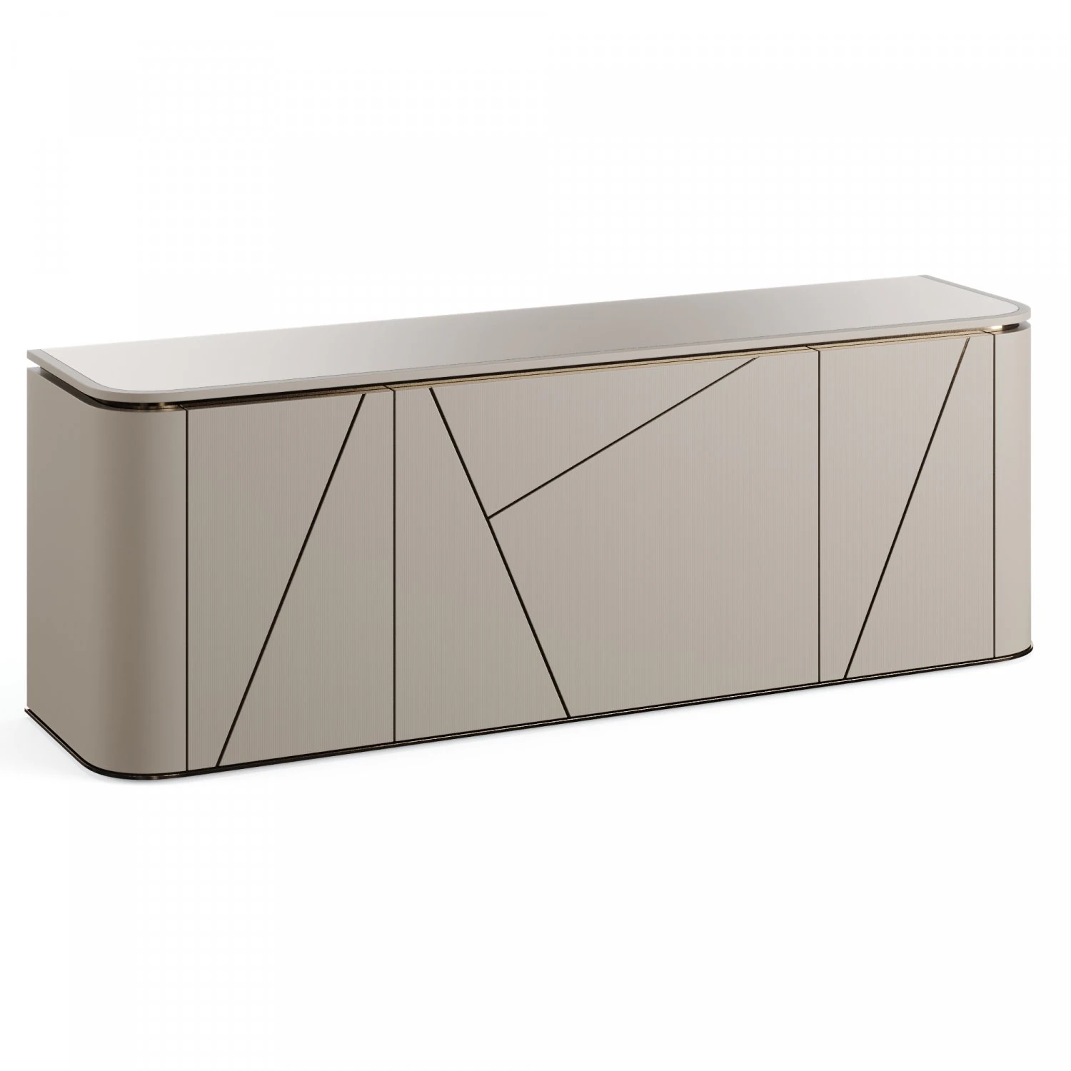 FENDI ANTIUS LACQUER SIDEBOARD 3D Model .c4d .max .obj .3ds .fbx .stl .blend 