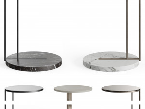 Meridiani RALF Coffee Table By Andrea Parisio 3D 모델
