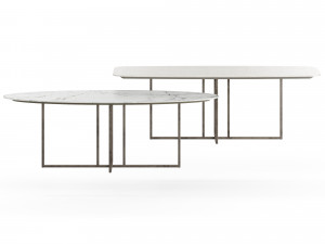 Meridiani COLE MarbleTable By Andrea Parisio Model 3D