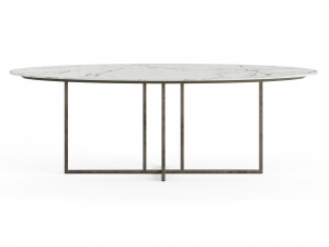 Meridiani COLE MarbleTable By Andrea Parisio Model 3D