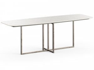 Meridiani COLE MarbleTable By Andrea Parisio Model 3D
