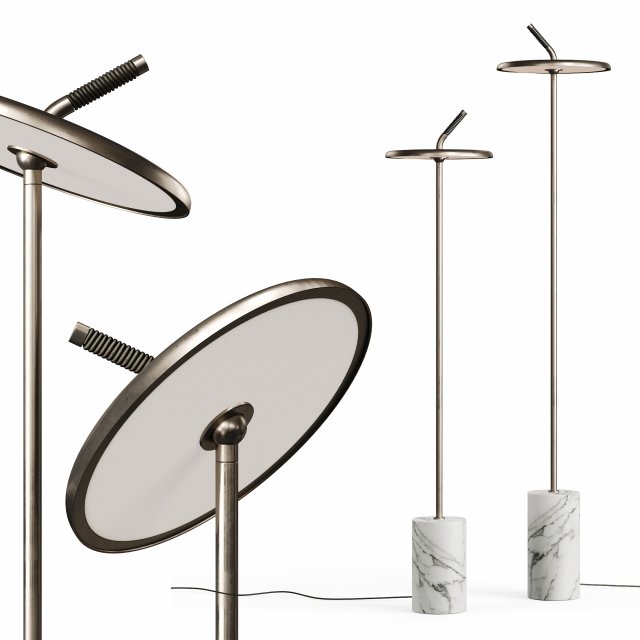 VISIONNAIRE APPLE Floor Lamp By m2atelier 3Dモデル .c4d .max .obj .3ds .fbx .stl .blend 