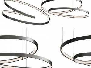 Luz de cinta Cattelan Italia Heaven Lite Modelo 3D