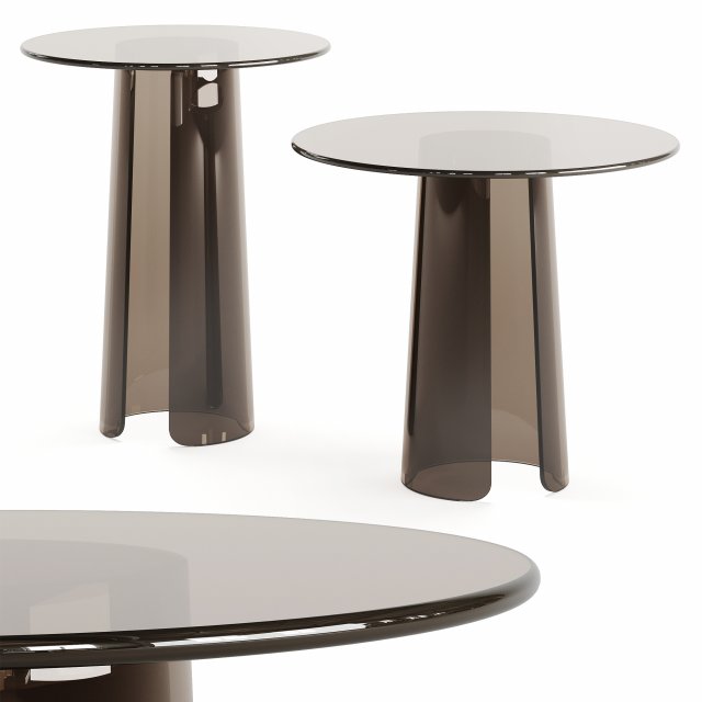 Poliform Orbit Glass Coffee Table Model 3D .c4d .max .obj .3ds .fbx .stl .blend 