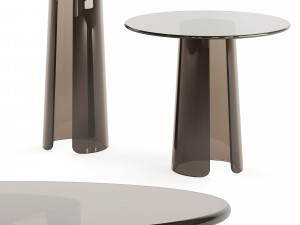 Poliform Orbit Glass Coffee Table 3D Model