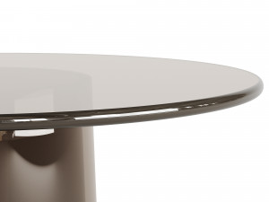 Poliform Orbit Glass Coffee Table Model 3D