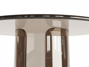 Poliform Orbit Glass Coffee Table Model 3D