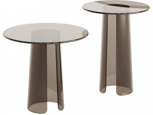 Poliform Orbit Glass Coffee Table Model 3D