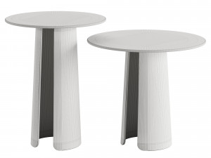 Poliform Orbit Glass Coffee Table Model 3D