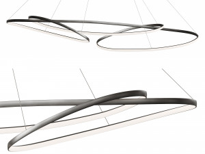 Heals Ribbon LED Pendant Lite Lamp XL Modelo 3D