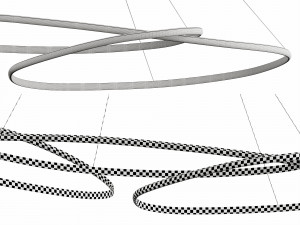 Heals Ribbon LED Pendant Lite Lamp XL Modelo 3D