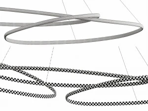 Heals Ribbon LED L&acirc;mpada Pendente Lite XL Modelo 3D