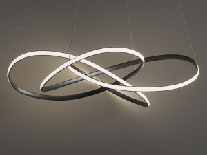 Nova Luce Treccia Infinity Collection Modello 3D